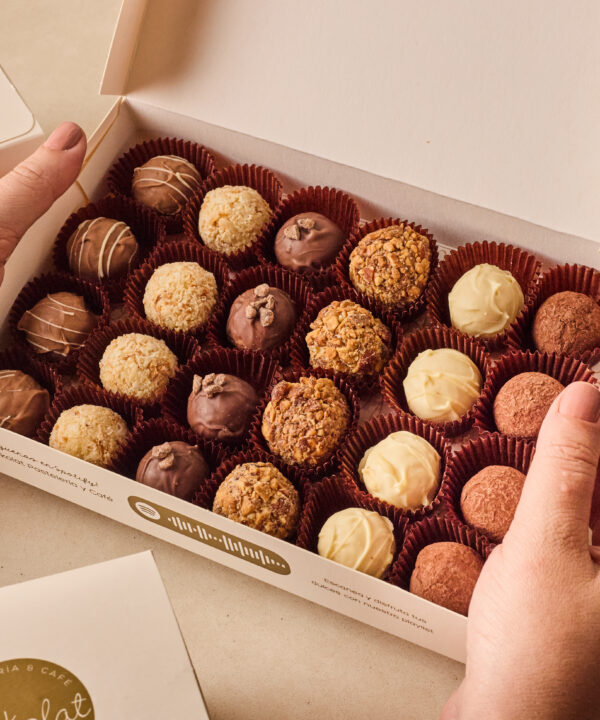 Cajas de Trufas: 24 unidades.