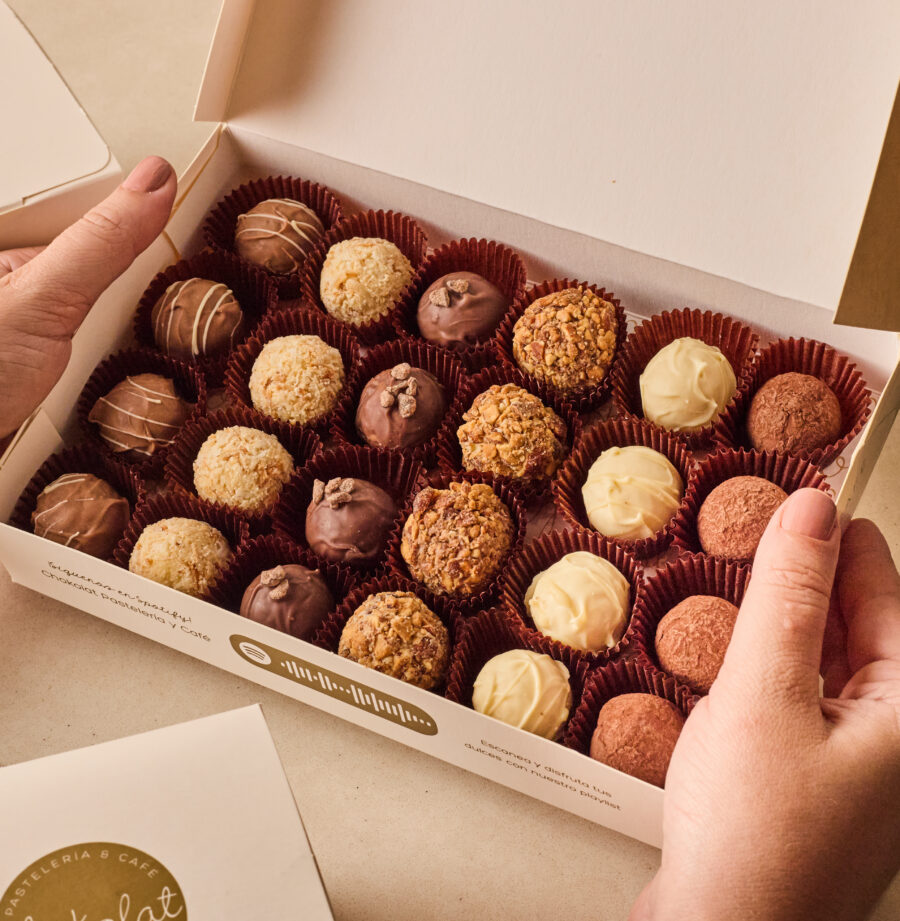 Cajas de Trufas: 24 unidades.