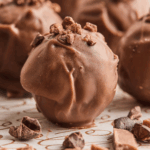 Trufa de Caramelo, Flor de Sal y Nibs de Cacao