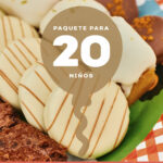 PAQUETE CUMPLEAÑOS 20 NIÑOS