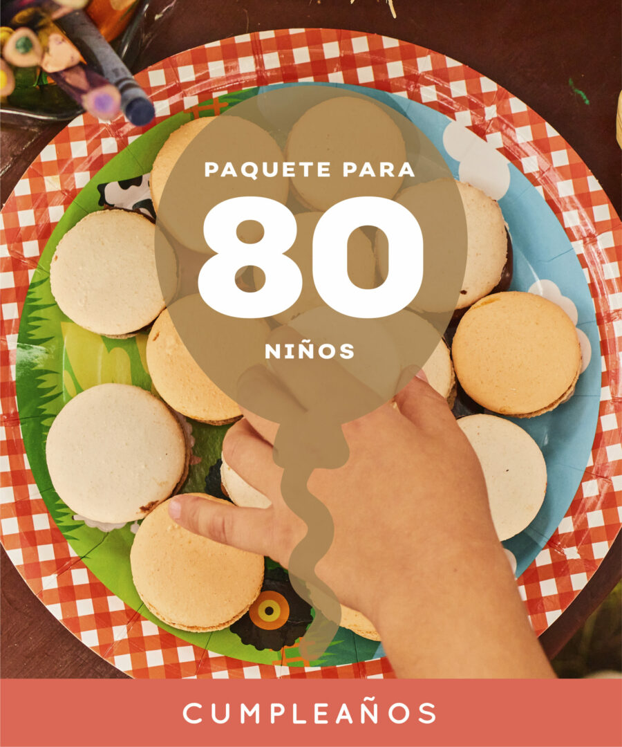 PAQUETE DE CUMPLEAÑOS 80 NIÑOS