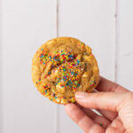 Galletas de Chocolate Blanco con Sprinkles