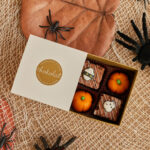 Caja de Maná y Brownies Halloween: 4 unidades