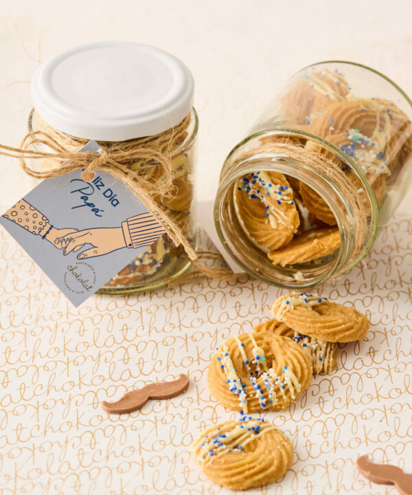 Frasco de Galletas Danesas Día del Padre