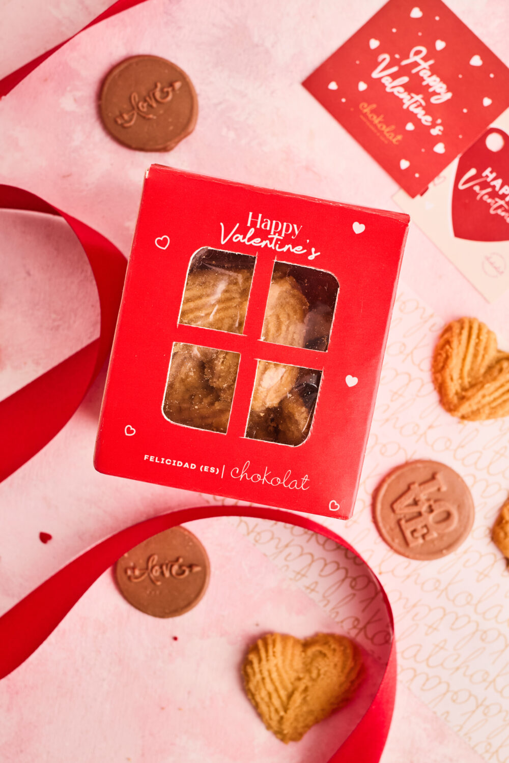 Galletas Danesas Día de San Valentín