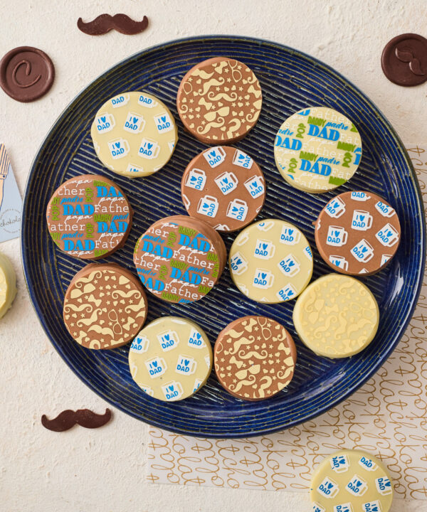 Oreos Bañadas en Chocolate de Día del Padre