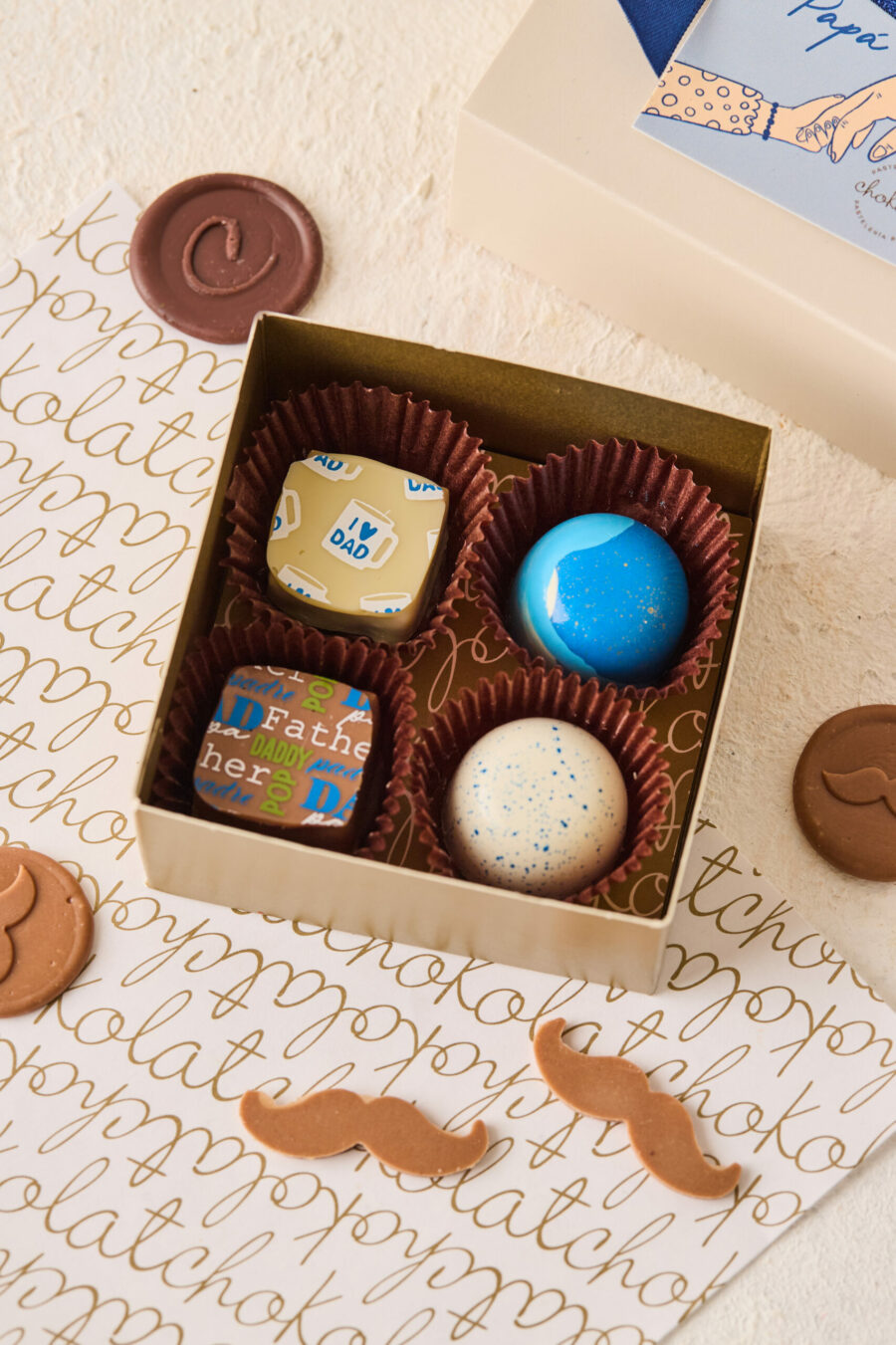 Caja Bombones Día del Padre: 4 u.