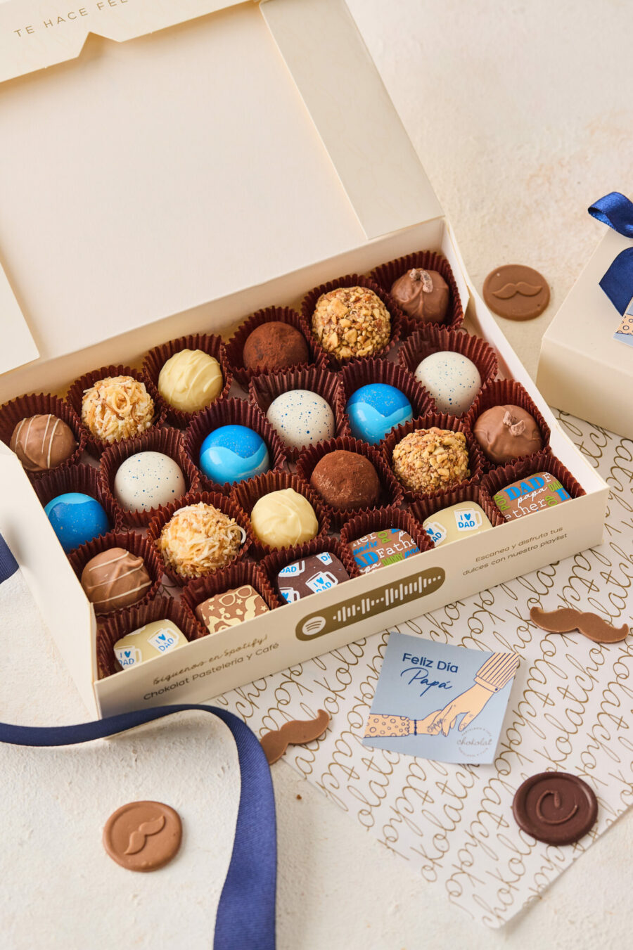 Caja Variada de Bombones y Trufas: 24 u.