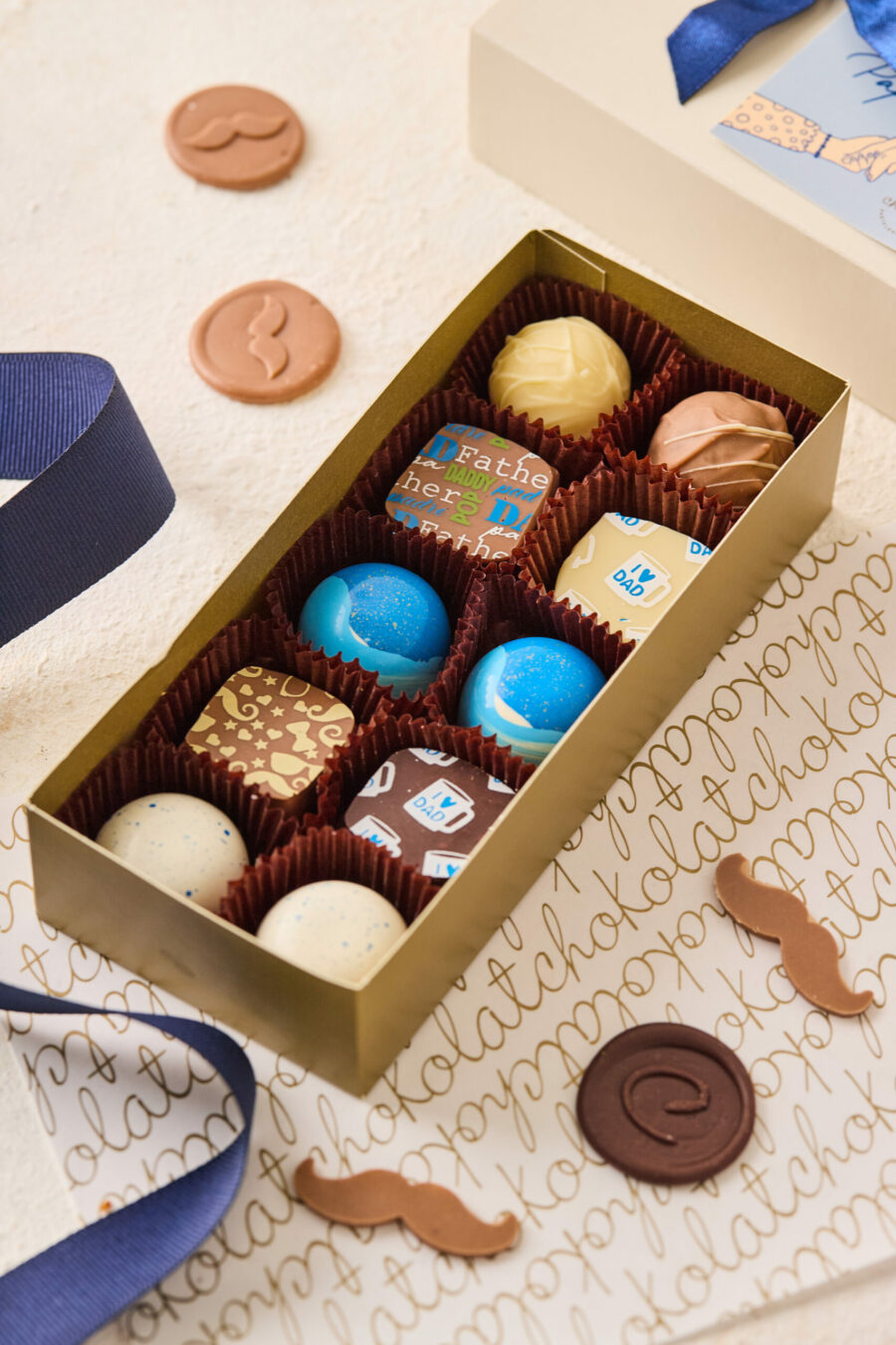 Caja Variada de Chocolates Día del Padre: 10 u.