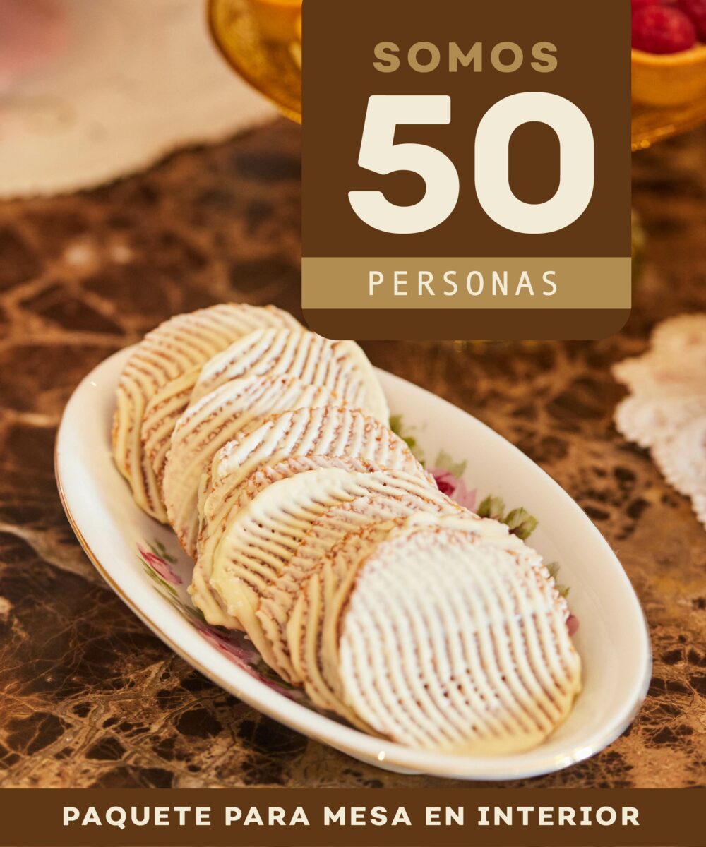 Paquete para eventos de 50 personas