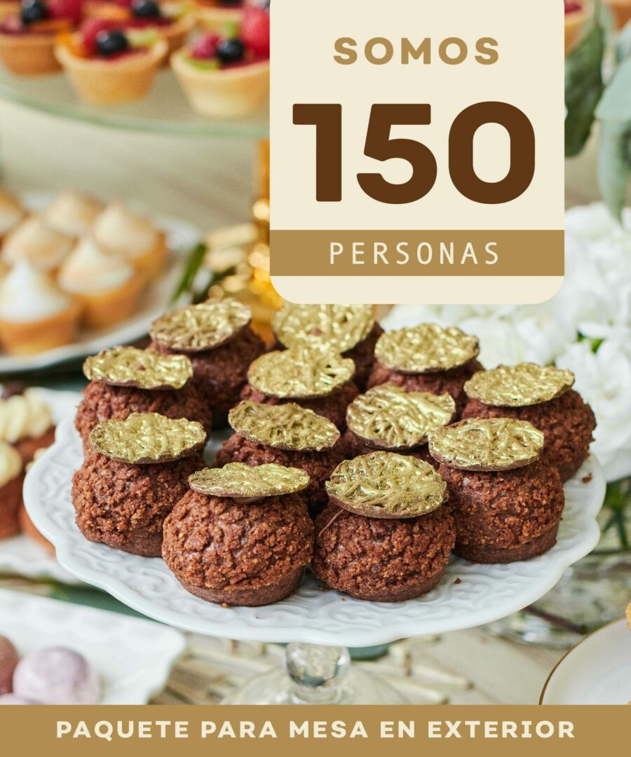 Paquete para eventos de 150 personas