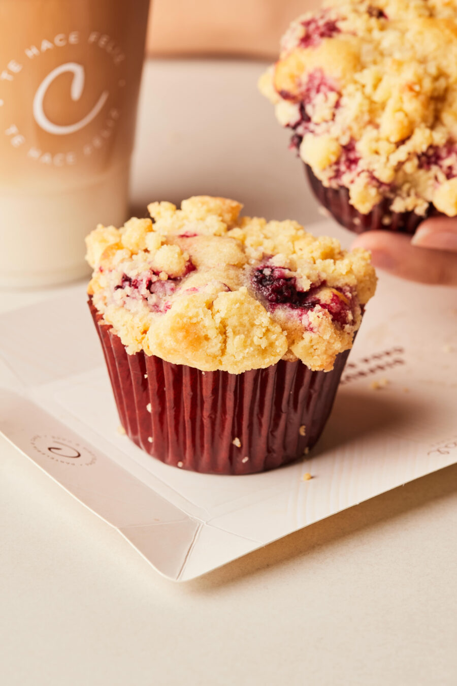 Muffin de Mora y Chocolate Blanco - Imagen 2