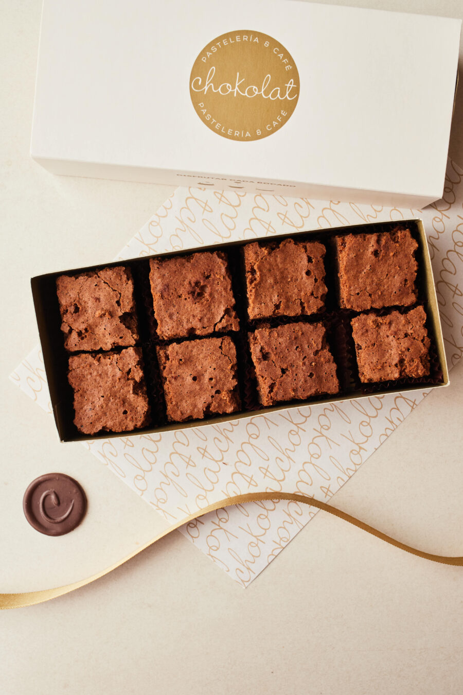 Cajas de Brownies Mini: 10 unidades.
