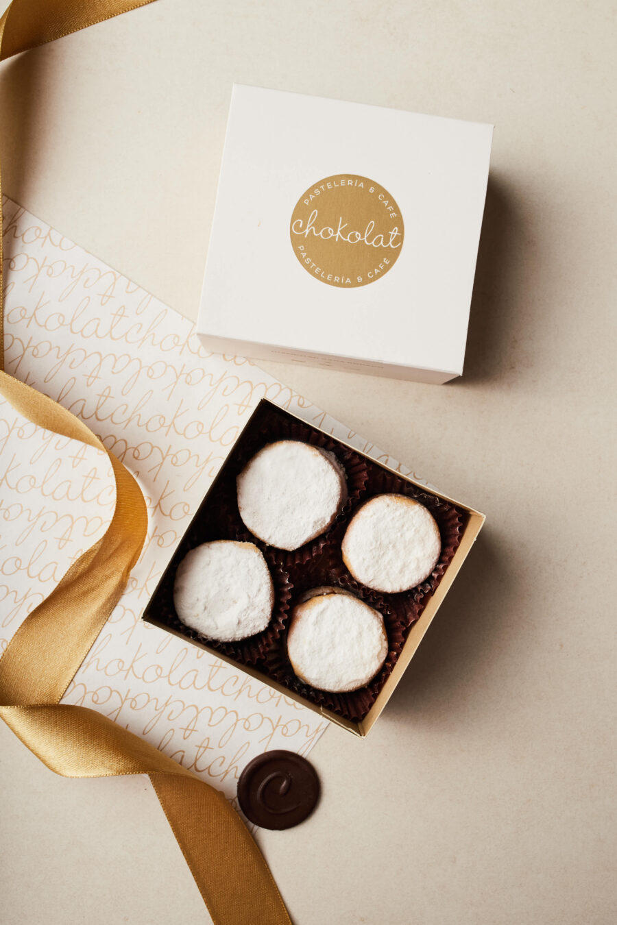 Cajas de Alfajores mini: 4, 8 o 20 unidades.