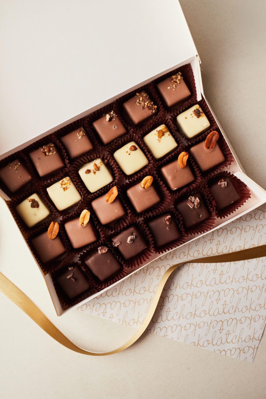 Bombones de frutos secos: 24 unidades