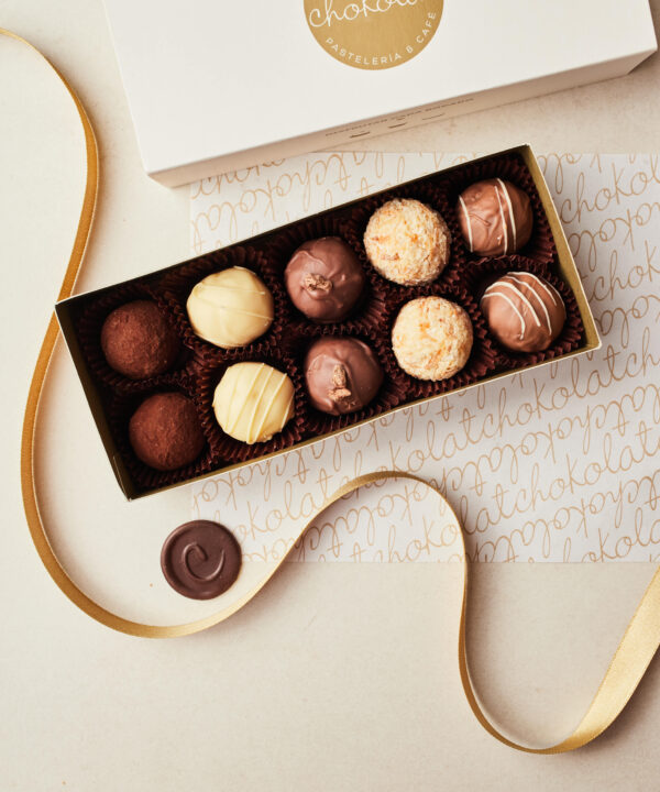 Cajas de Trufas: 10 unidades.