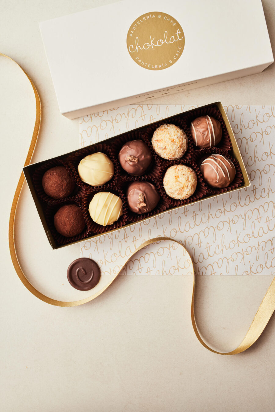 Cajas de Trufas: 10 unidades.