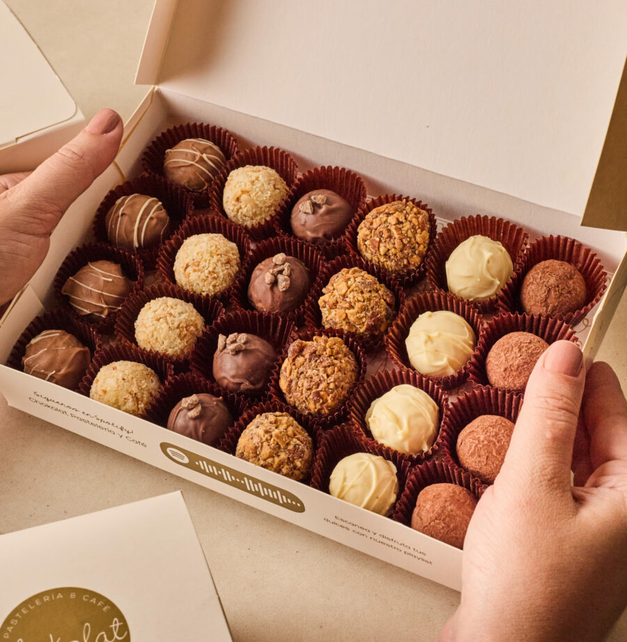 Cajas de Trufas: 24 unidades.