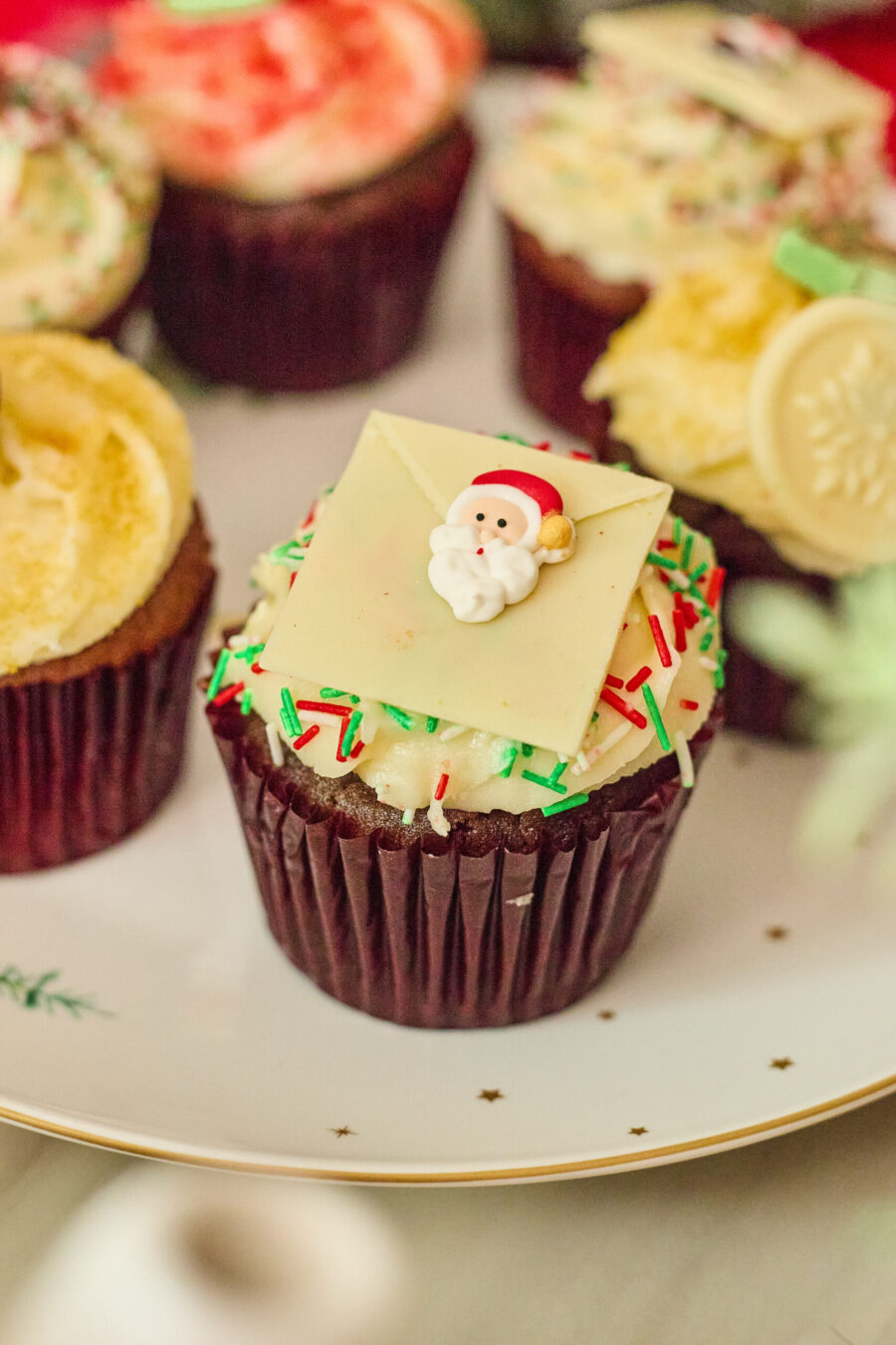 Caja de Cupcakes Navideños: 1, 2 o 4 unidades - Imagen 3