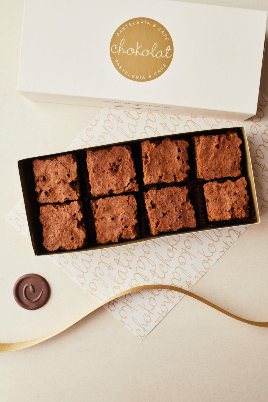 Cajas de Brownies Mini: 10 unidades.