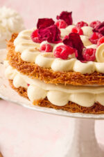 Milhojas de Kataifi con Panacotta de Rosas y Frambruesas - Imagen 3