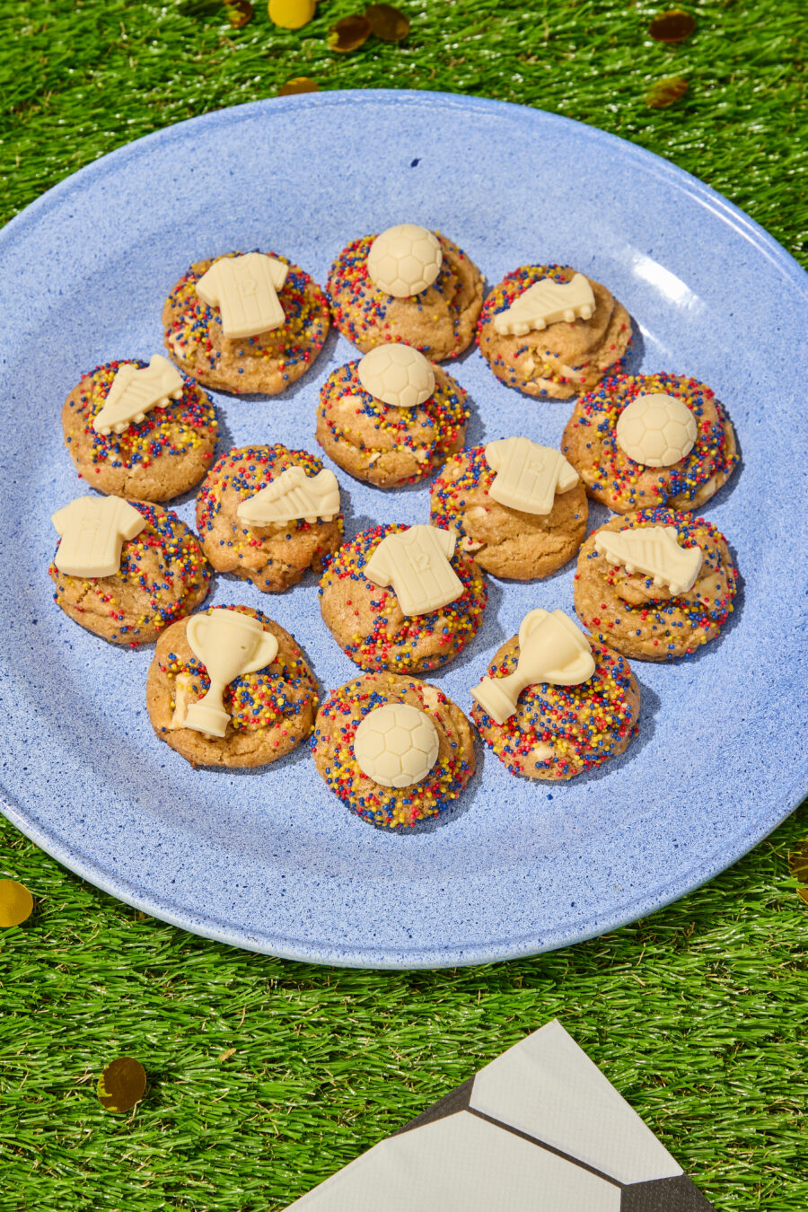 Galletas de Chocolate Blanco con Sprinkles Mundialista - Imagen 3